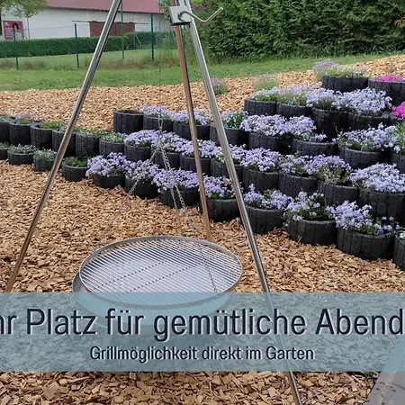 Hoeckelheim - Savanna - Barrierefrei - 3 Schlafzimmer-bis 6 Gaeste - Nahe Goettingen - 100 Qm - Babies Reisen Gratis - Terrasse, Garten & Grill - Vollausgestattete Kueche Mit Spuelmaschine - Klimaanlage, Fussbodenheizung & Raffstores 诺特海姆