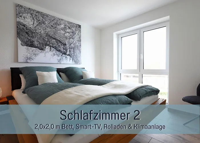 Hoeckelheim - Savanna - Barrierefrei - 3 Schlafzimmer-bis 6 Gaeste - Nahe Goettingen - 100 Qm - Babies Reisen Gratis - Terrasse, Garten & Grill - Vollausgestattete Kueche Mit Spuelmaschine - Klimaanlage, Fussbodenheizung & Raffstores Apartman *
